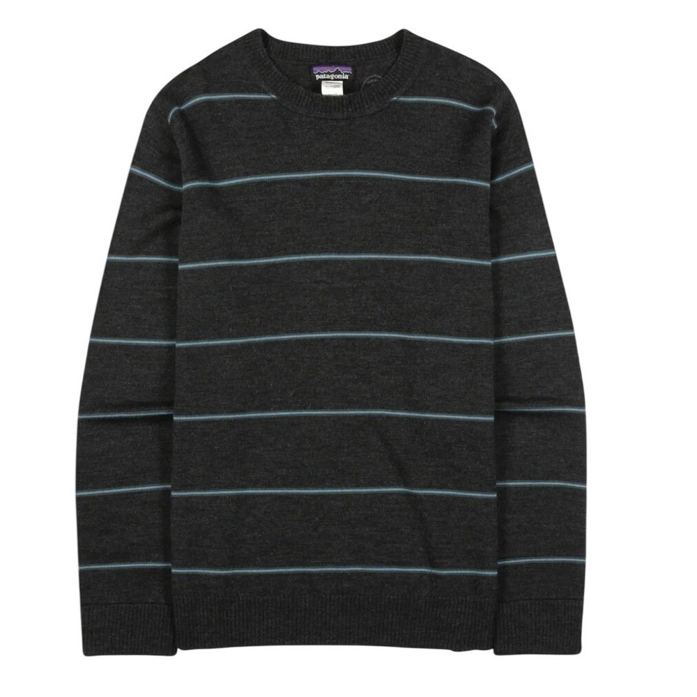 Patagonia Men's size XXL Merino Wool Preppy Crewneck Pullover Sweater Coastal